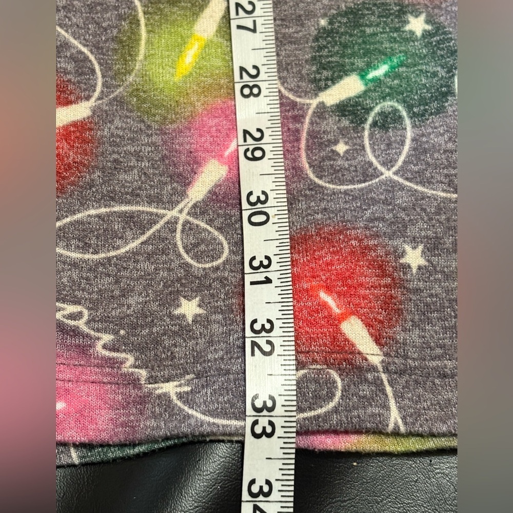 Victoria Secret PINK Sleep Shirt Medium Christmas Lights Oversized Loose Fit - Picture 12 of 12